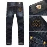 versace denim jeans pantalons longs jeunesse straight leg jeans